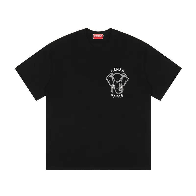 Kenzo University Jungle Team Elephant Chest LOGO Big LOGO on the back Color: Black White Apricot Size: M L XL XXL Three Standards Style Number: K 41